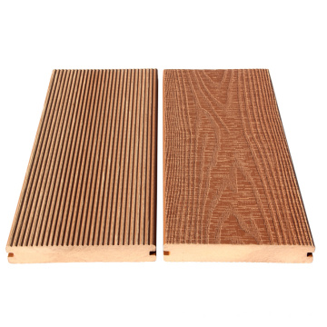 Decking del wpc del grueso de madera clásico del grano 25m m 3D